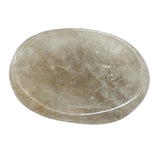 Amazing Gemstone Cuarzo Ahumado, en madera oscura, transmite calidez y enfoque durante la práctica