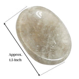 Amazing Gemstone Cuarzo Ahumado, en manos, ideal para meditación y alivio del estrés