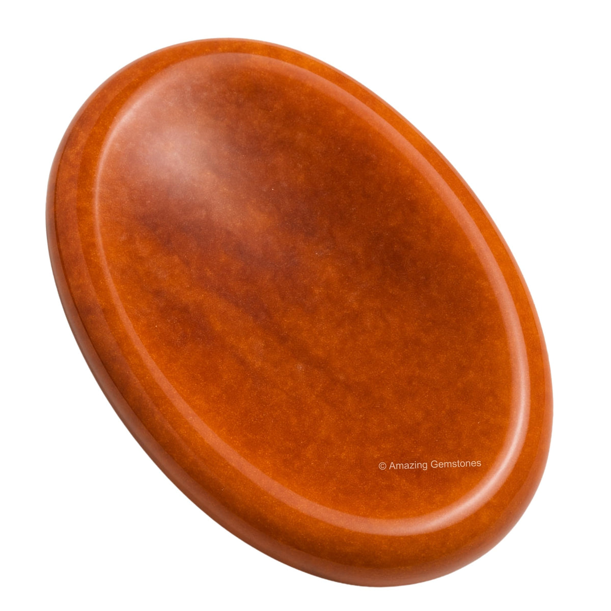 Amazing Gemstone Chocolate Jasper, detalle en mano, perfecto para meditación y alivio del estrés.