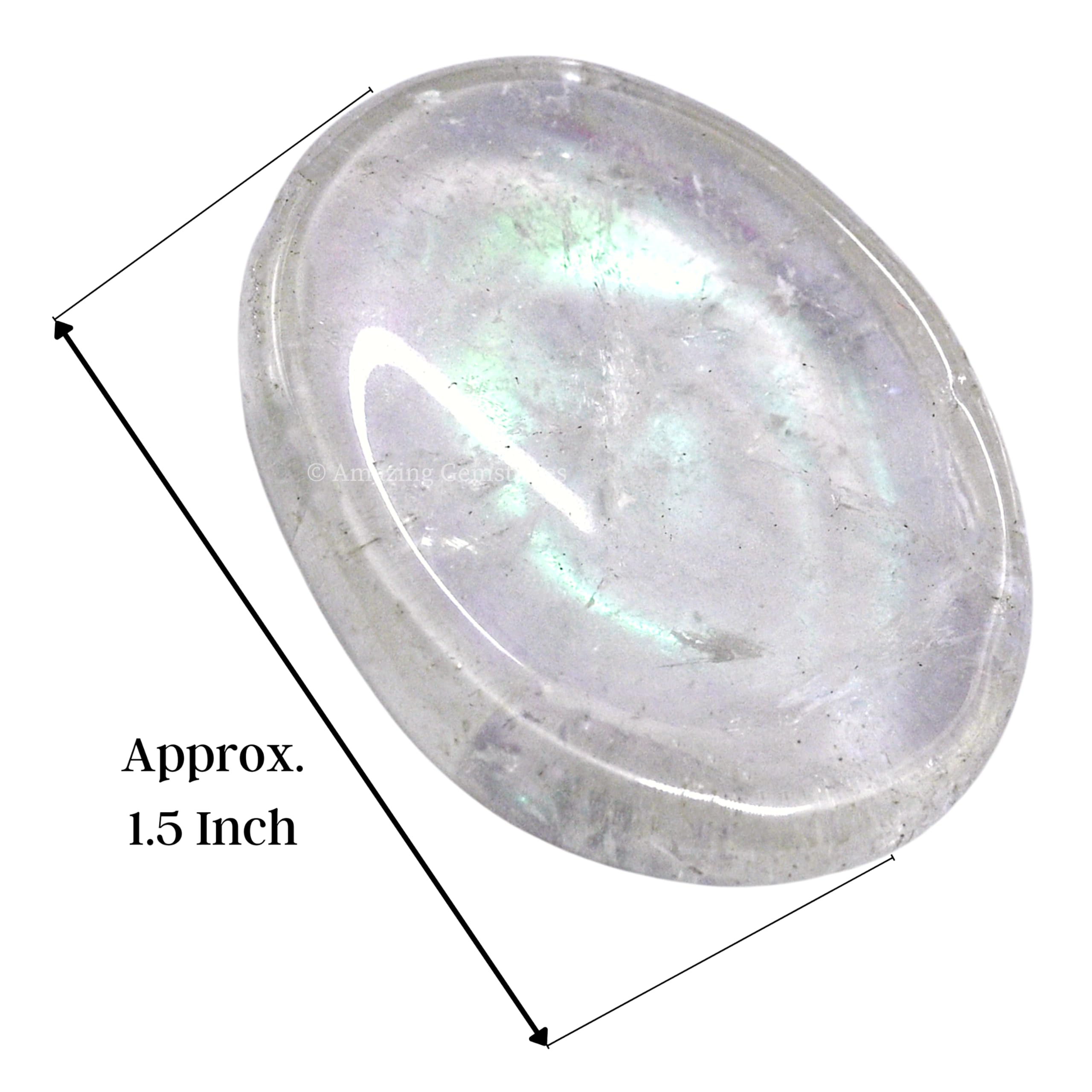 Amazing Gemstone piedra de meditación, ayuda a centrar la atención durante prácticas tranquilas.