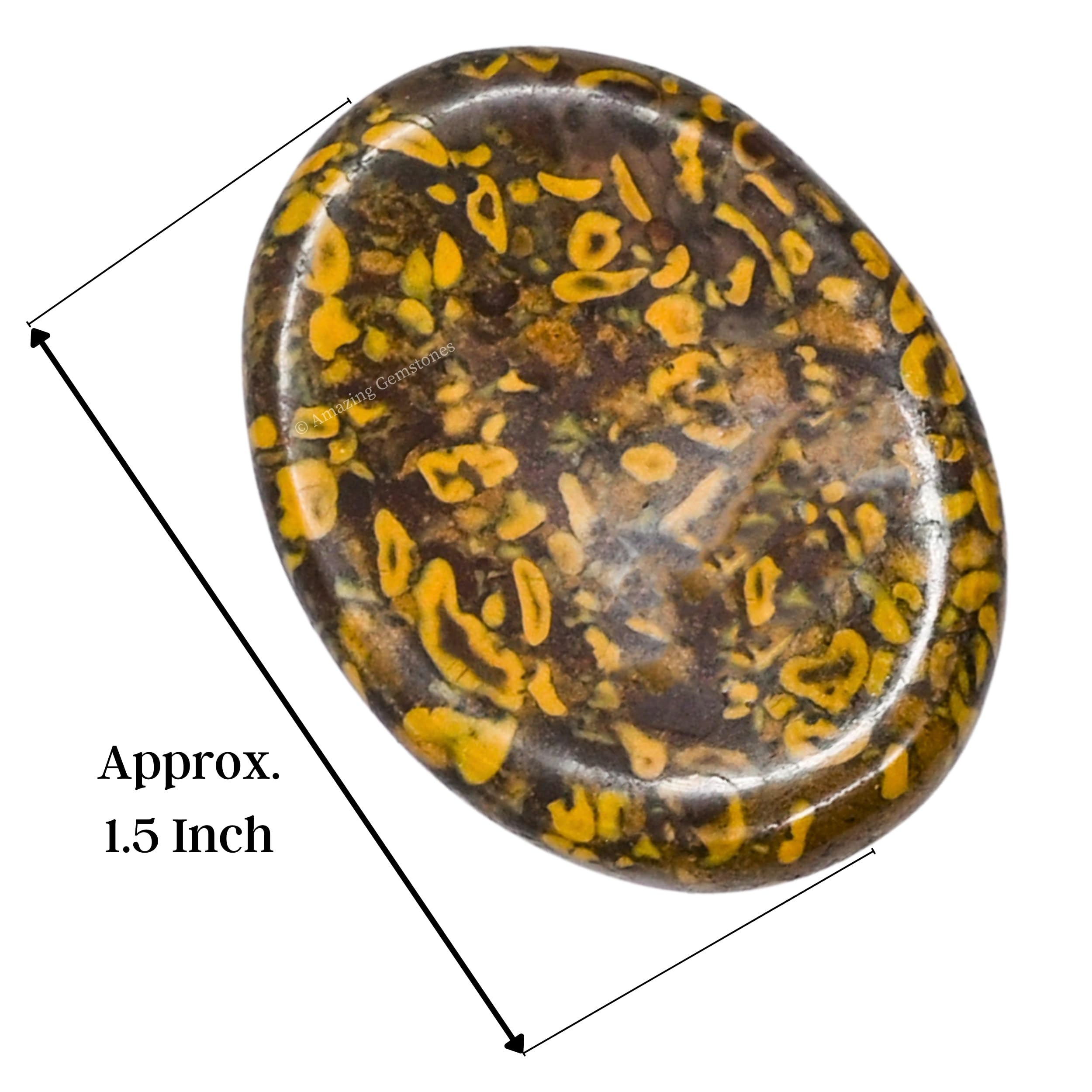 Amazing Gemstone piedra-fruta-jaspe-detalle-textura: textura suave que invita al toque consciente
