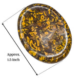 Amazing Gemstone piedra-fruta-jaspe-detalle-textura: textura suave que invita al toque consciente