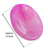Amazing Gemstone: piedra onyx rosado enfocada para concentración.