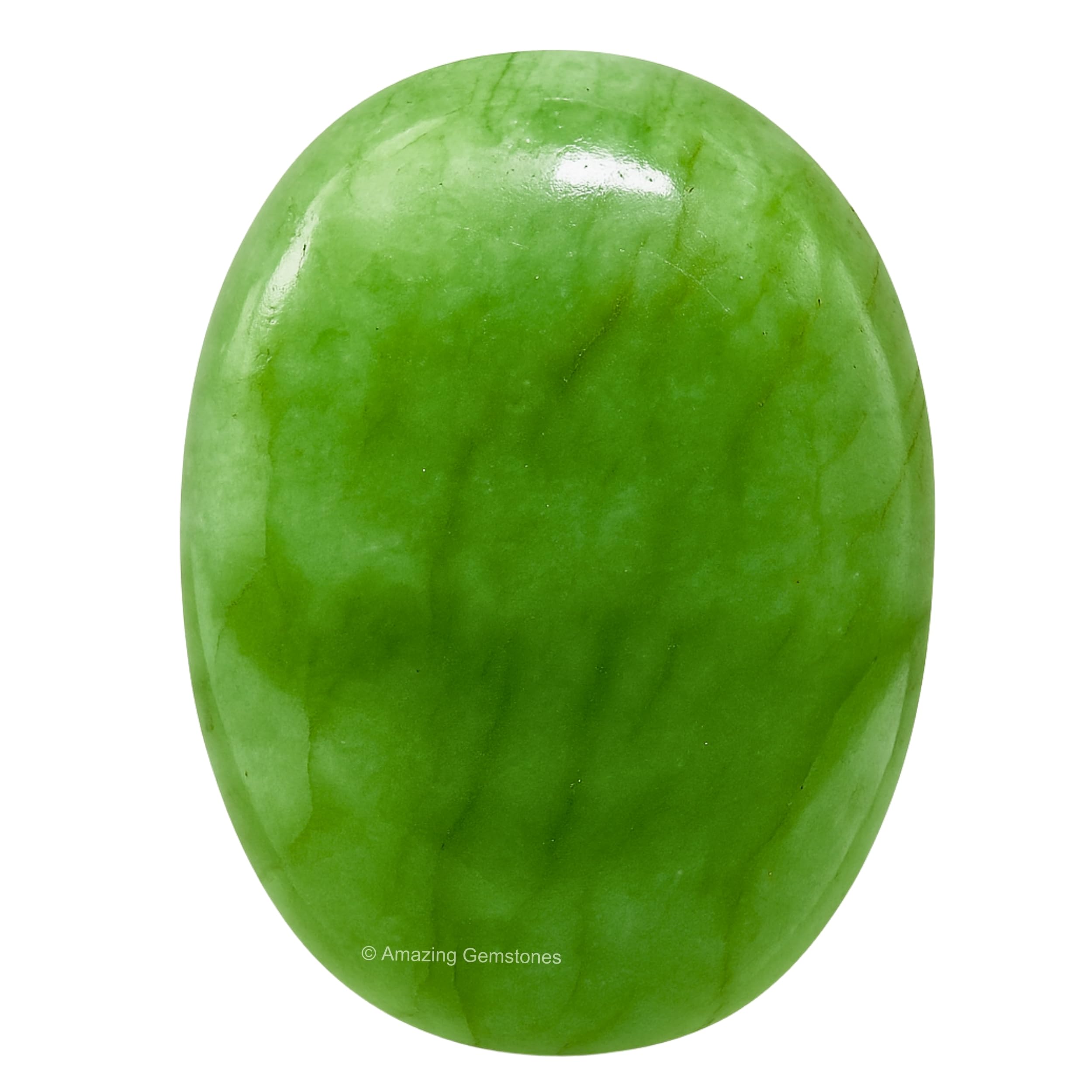 Amazing Gemstone: piedra palma aventurina verde grande para meditación y equilibrio.