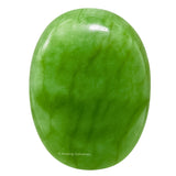 Amazing Gemstone: piedra palma aventurina verde grande para meditación y equilibrio.