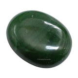 Amazing Gemstone: piedra palma aventurina verde grande para meditaciones centradas y calma.