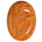 Amazing Gemstone piedra palma luna melocotón, perfecta para relajación y meditación.