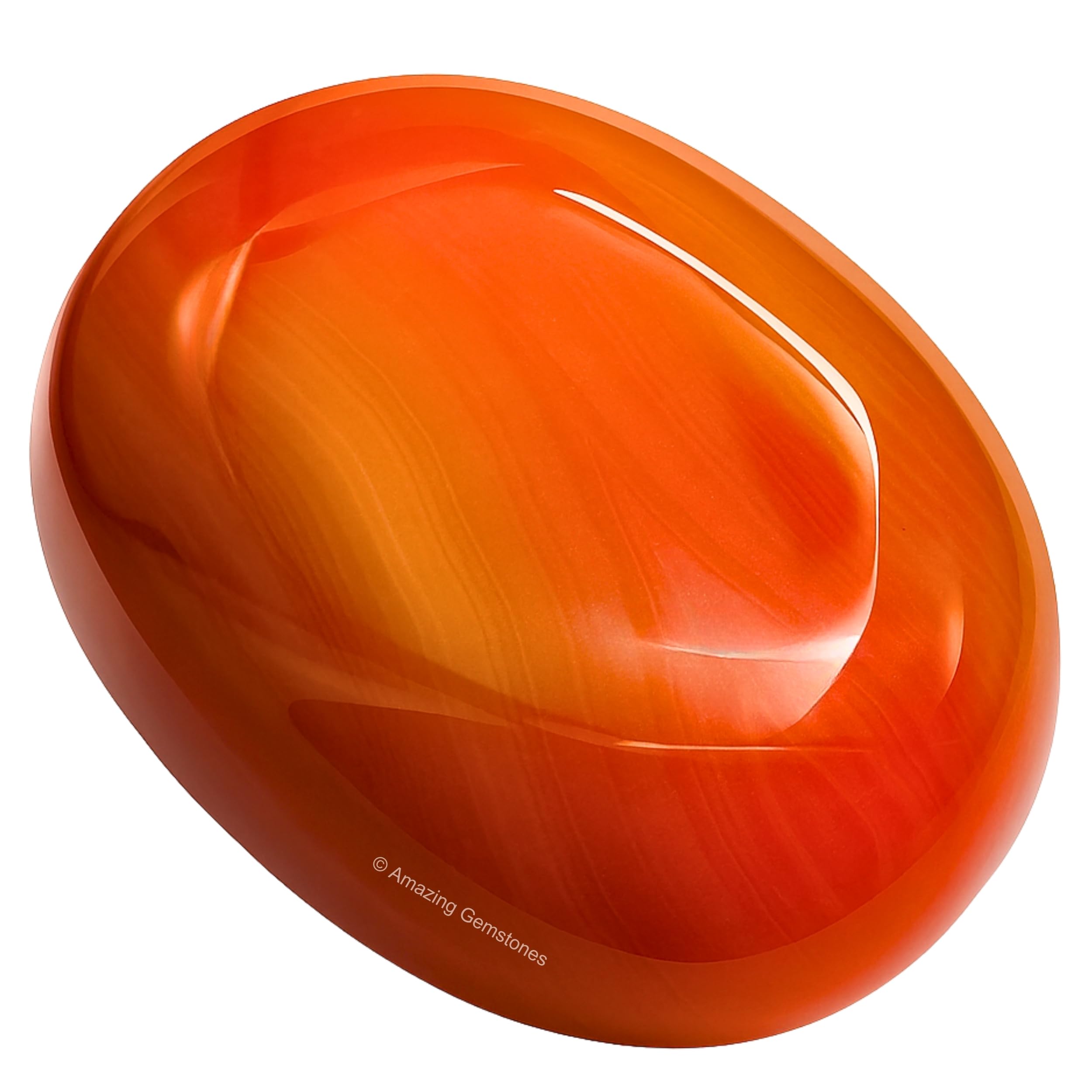 Amazing Gemstone onix rojo con vetas visibles para decoracion zen.