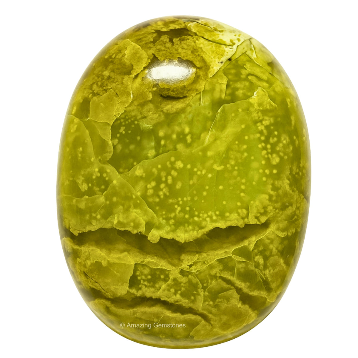 Amazing Gemstone piedra palma verde opalo grande, ideal para reiki y meditación.