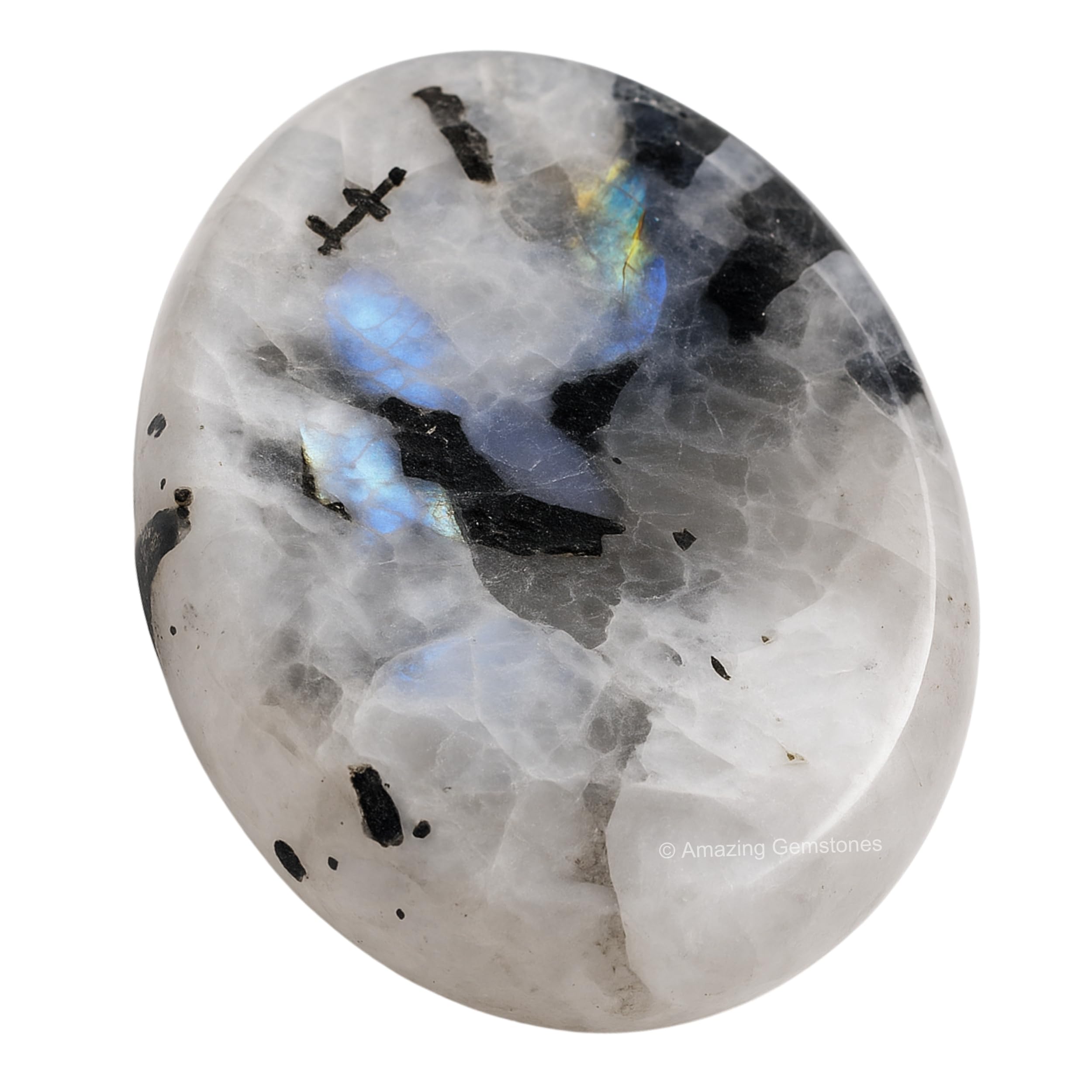 Amazing Gemstone: piedra de preocupación arcoíris para centrarse y calmar la mente