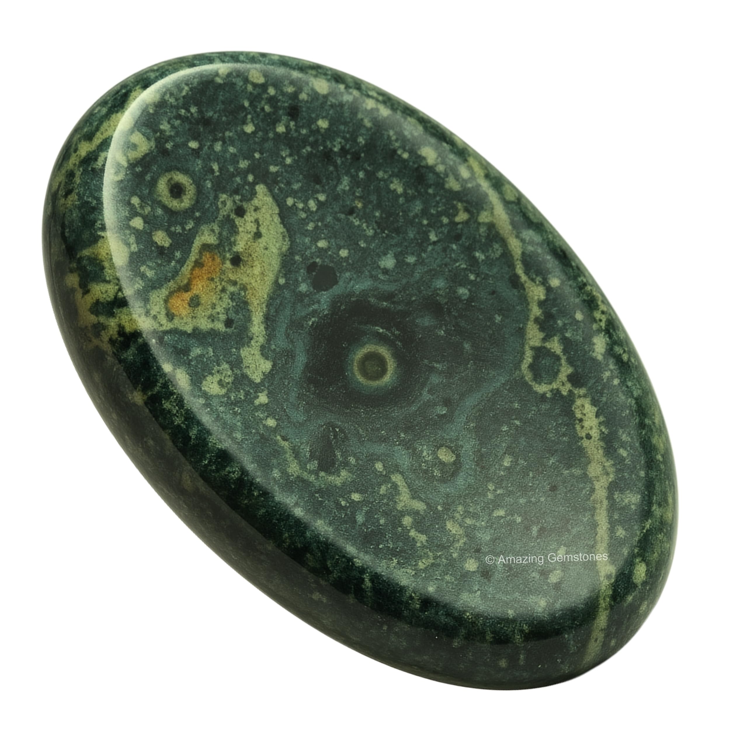 Piedra Kambaba Jasper de Amazing Gemstone para relajación durante la meditación