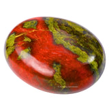 Detalle de piedra sangre de dragón de Amazing Gemstone