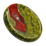 Amazing Gemstone Dragon Bloodstone: piedra de preocupación para meditación y calma.