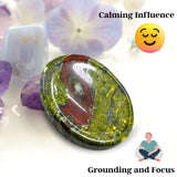 Amazing Gemstone Dragon Bloodstone: compañero de bolso para relajación diaria.