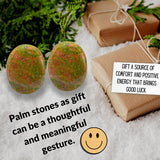 Amazing Gemstone caja regalo con piedra Unakite lista para regalar.