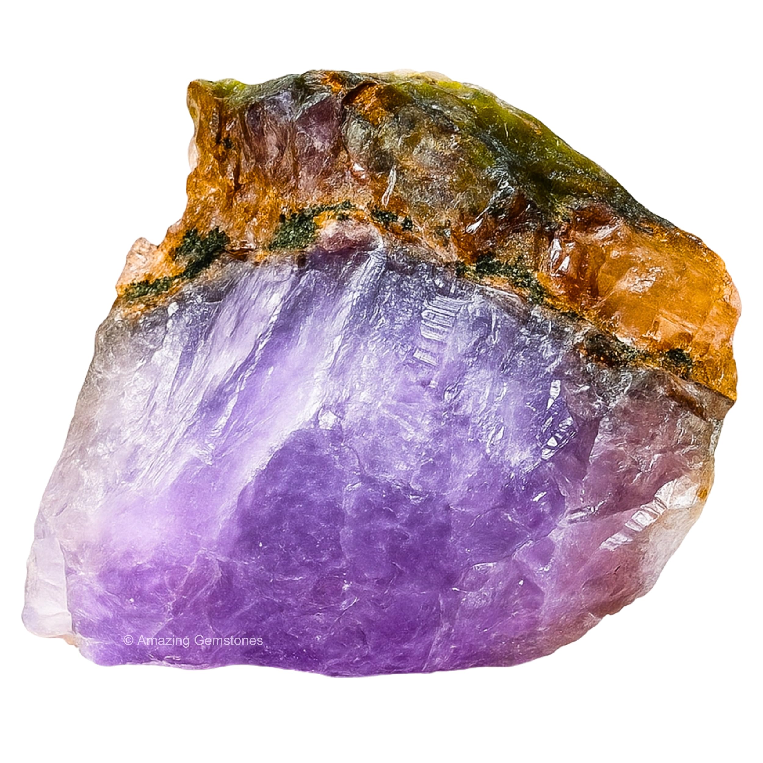 Amazing Gemstone piedras-ametista-chevron-crudas: enfoque y protección para tus prácticas.