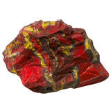 Amazing Gemstone: detalle de manchas rojas, ideal para colección y pulido en joyería.