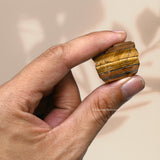 Amazing Gemstone pieza única de ojo de tigre en bruto para joyería.