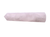 Amazing Gemstone Pink Calcite: torre-punta fomenta equilibrio energético en tu espacio de descanso.