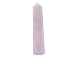 Amazing Gemstone Pink Calcite: torre-punta mejora la energía de la habitación para Reiki suave.