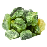 Amazing Gemstone Prehnite: muestra de tamaño y textura para pulidos creativos.