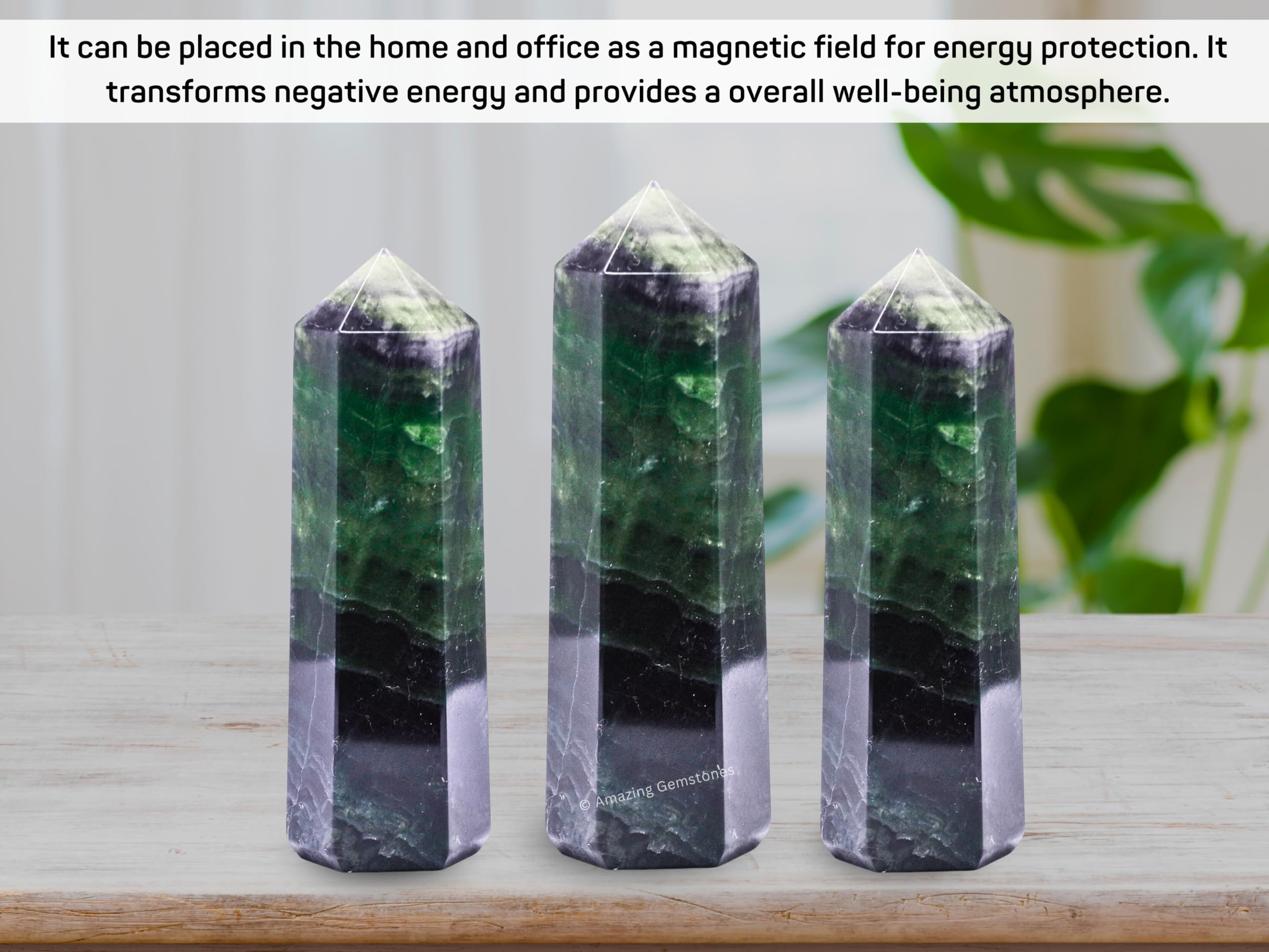 Amazing Gemstone protección y armonía en oficinas gracias a la fluorita.