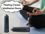 Punta de cristal Aventurina Azul de Amazing Gemstone para sanación energética y protección de espacios.