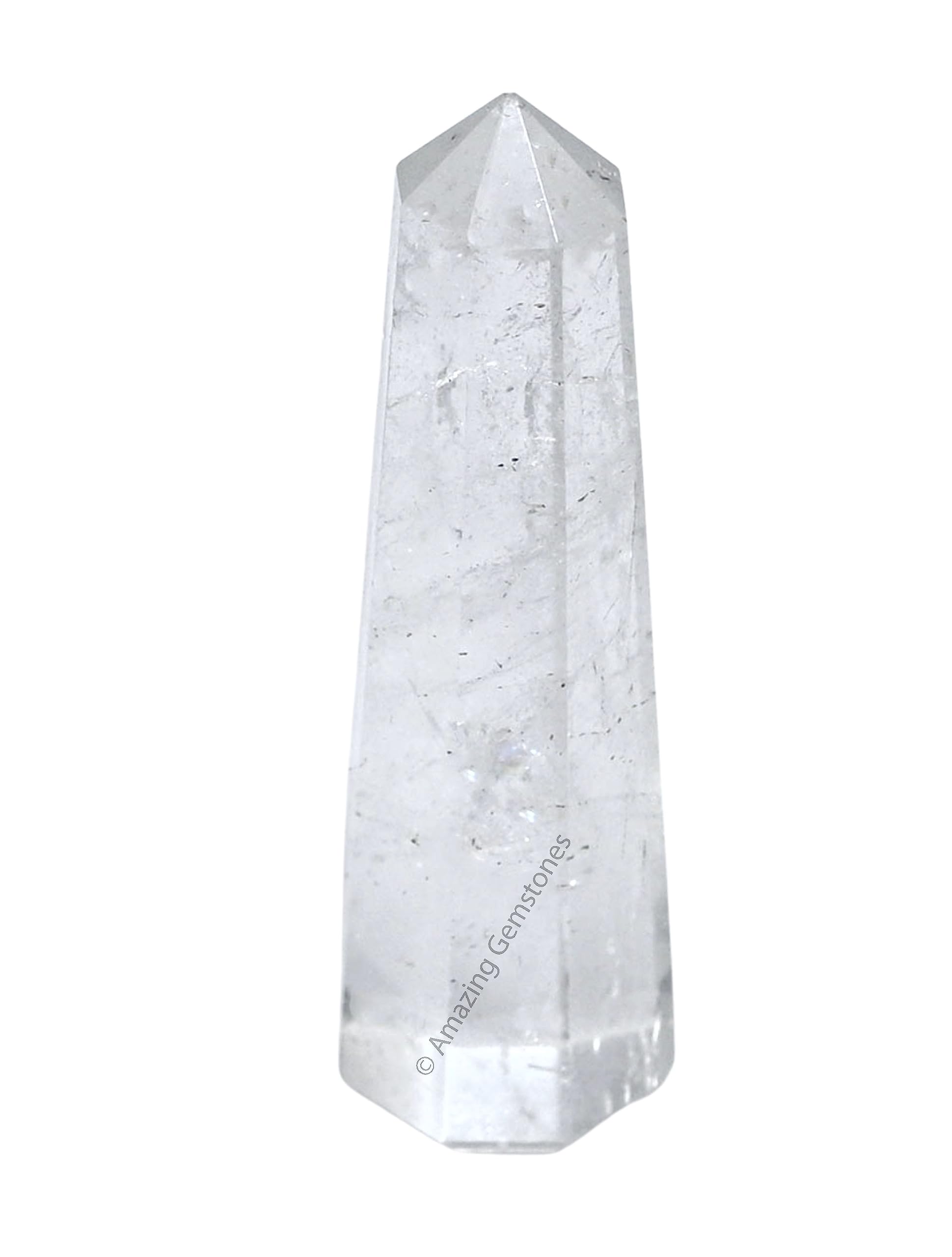 Punta de cuarzo Amazing Gemstone dirige energía para meditaciones focalizadas