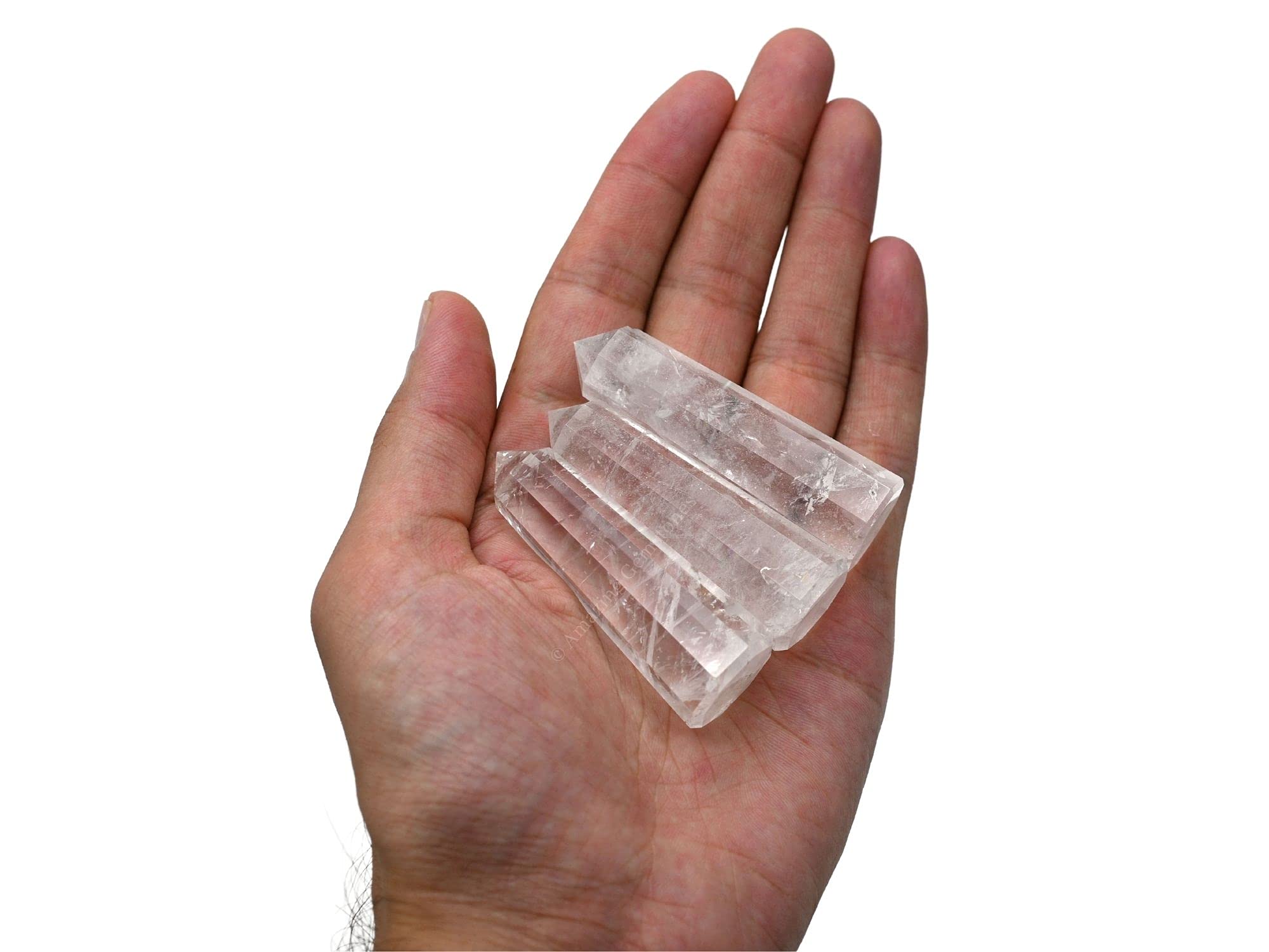 Amazing Gemstone punta-cristal cuarzo claro dirige energía para concentración y enfoque
