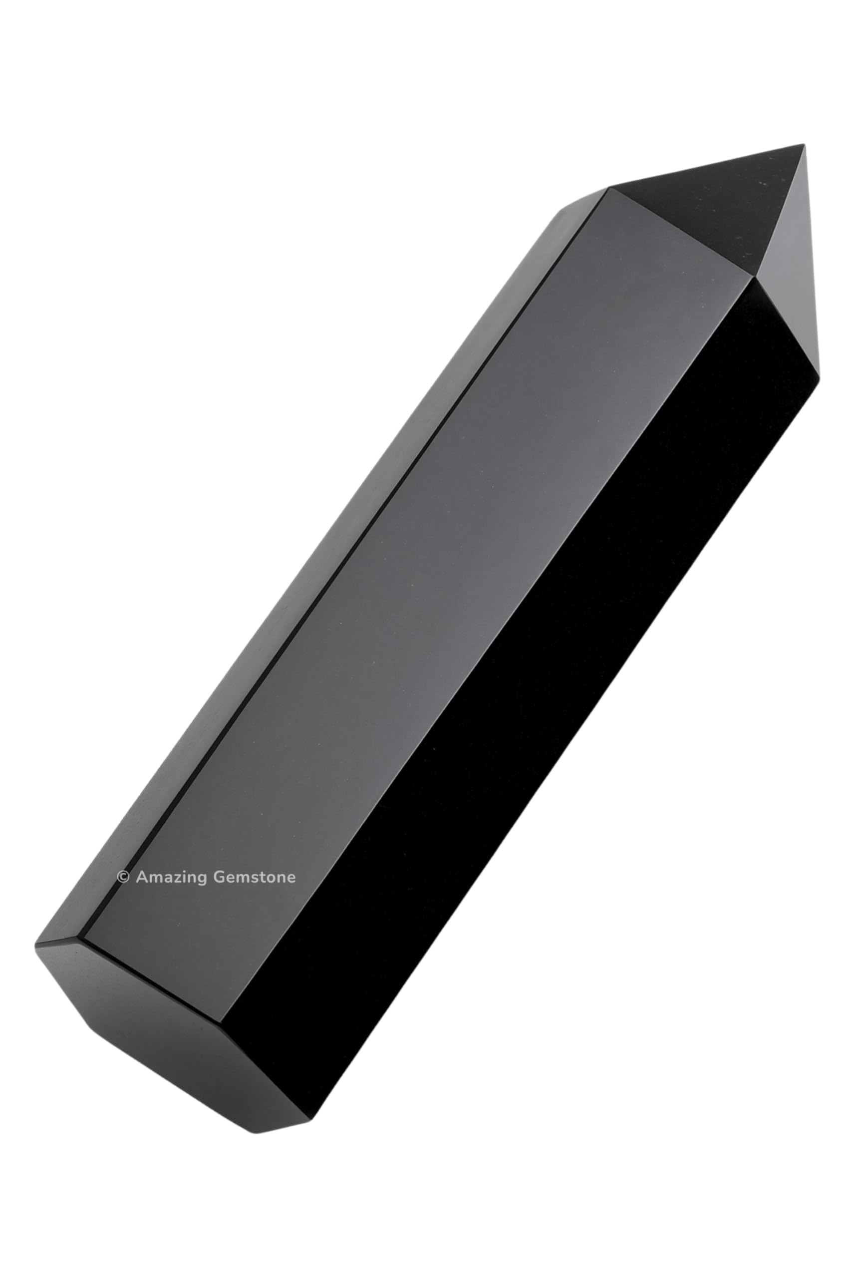 Amazing Gemstone punta cristal shungite energizante para focalizar energía positiva
