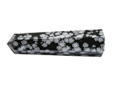 Amazing Gemstone punta de cristal obsidiana nieve ideal para focalizar energía.
