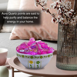 Puntas orgánicas Rose Aura de Amazing Gemstone para balance emocional y foco meditativo.