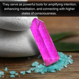 Puntas para cuarzo Rose Aura en Amazing Gemstone, con certificado de autenticidad.