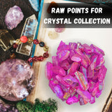 Puntas Rose Aura para regalo con funda de terciopelo de Amazing Gemstone.