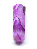 Amazing Gemstone punto de cristal agata rosada, dirige la energía para meditaciones.