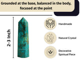 Purificación de aire con cristal Chrysocolla-Shattuckite de Amazing Gemstone.