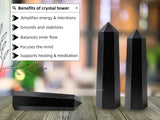 Amazing Gemstone Purificador de ambiente agata negra, ayuda a limpiar energías del entorno.