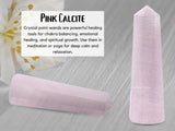 Amazing Gemstone purificador ambiente calcita rosada: ideal para espacios de trabajo o estudio.