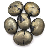 Amazing Gemstone Pyrite: piedra palma versátil para yoga, Reiki o colección.