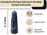 Cuadrícula cristal iolite de Amazing Gemstone facilita el enfoque energético.