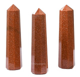 Amazing Gemstone Red Goldstone torre cristal para ambiente y relajación