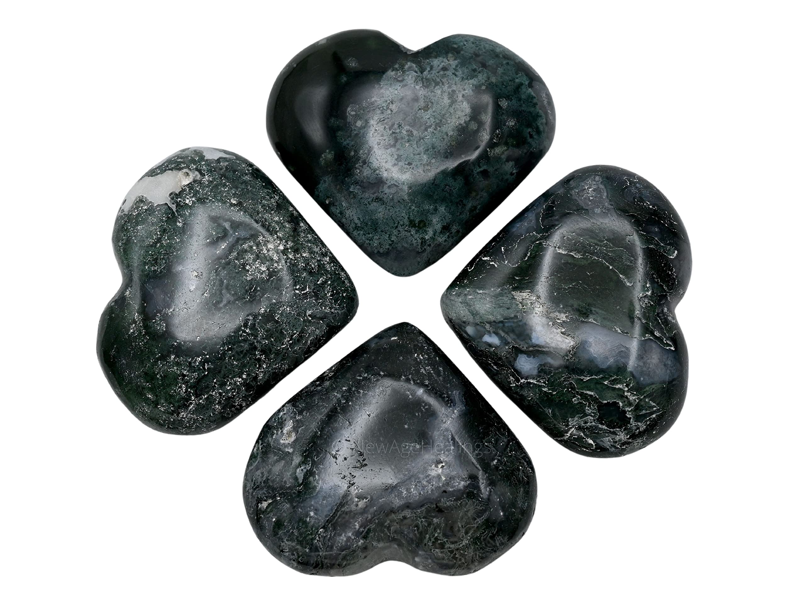 Amazing Gemstone piedra para regalo, ágata musgosa, regalo significativo.