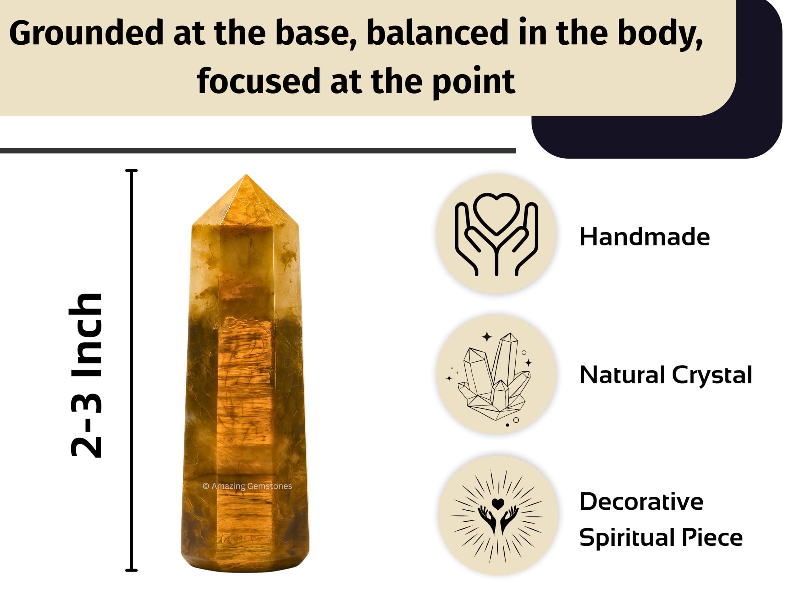 Amazing Gemstone rejilla-cristal-centro: núcleo para redes cristalinas y meditaciones.