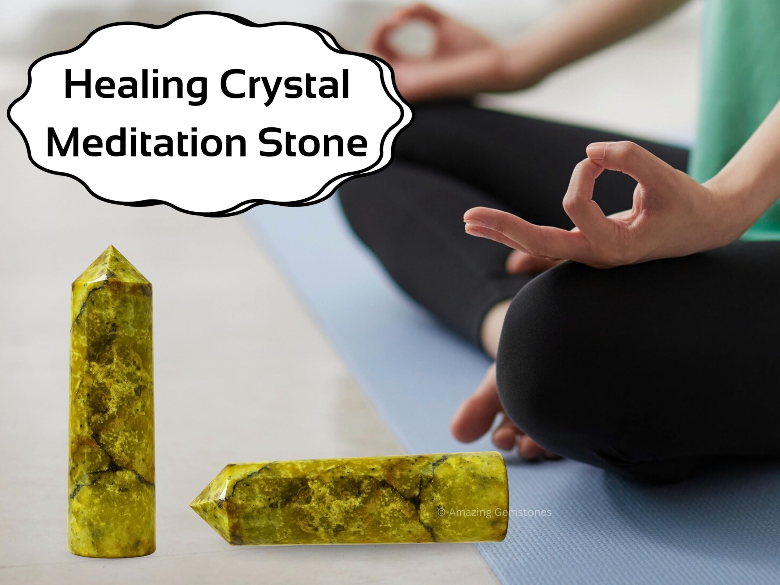 Amazing Gemstone rejilla cristal opalo verde: soporte para estructuras energéticas