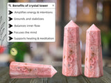 Amazing Gemstone Rhodochrosite, uso en espacios positivos para armonizar el entorno.
