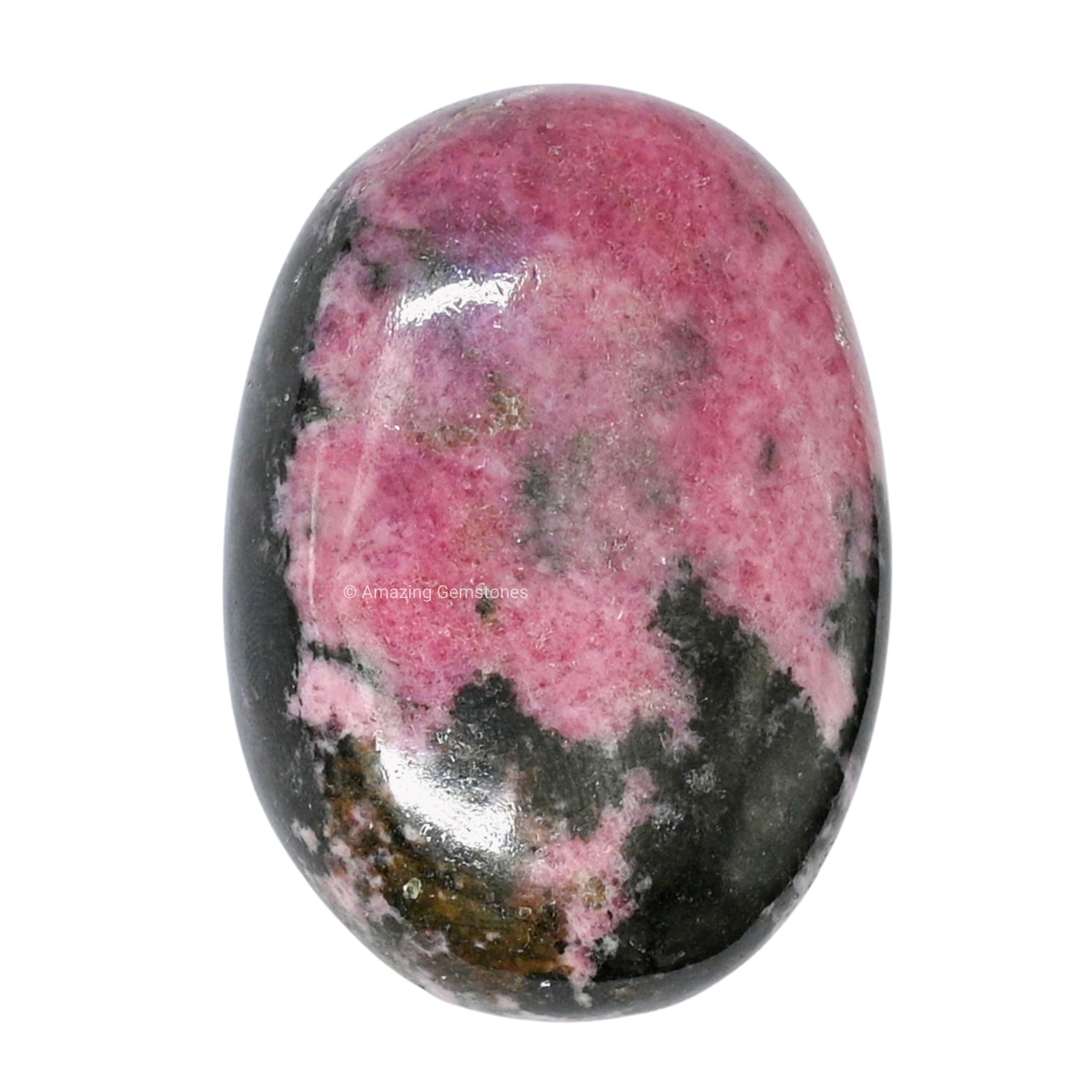 Amazing Gemstone Rhodonita, piedra para reiki suave y balance de energía.