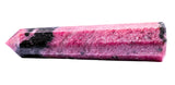Amazing Gemstone Rhodonite: torre para equilibrio emocional y purificación del ambiente.