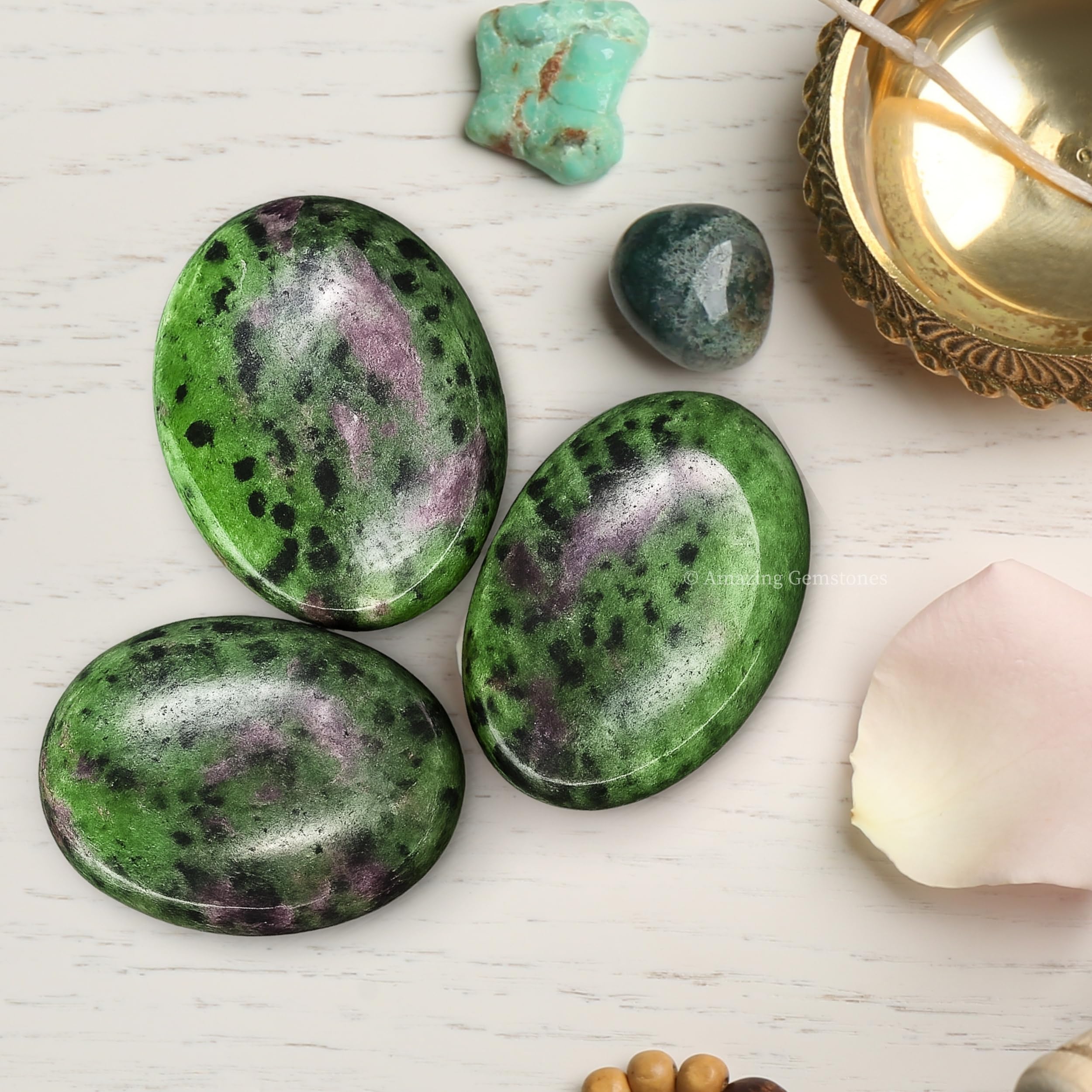 Caja regalo de Amazing Gemstone Ruby Zoisite para regalo especial.