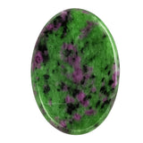 Detalle de textura de rubí zoisita en Amazing Gemstone.