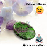 Regalo para concentración: Amazing Gemstone Ruby Zoisite.